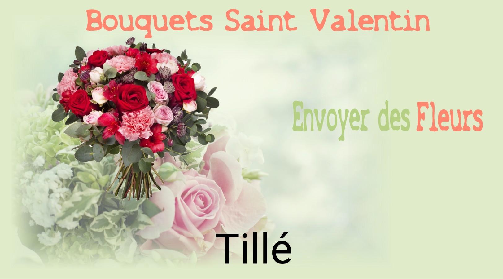 Roses de Saint-Valentin livrées à Tillé